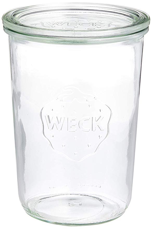 WECK 유리 저장 용기 몰드 모양 750ml WE-743