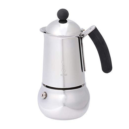 BIALETTI 클래스 실버 4 컵 용 스테인리스 에스프레소 메이커