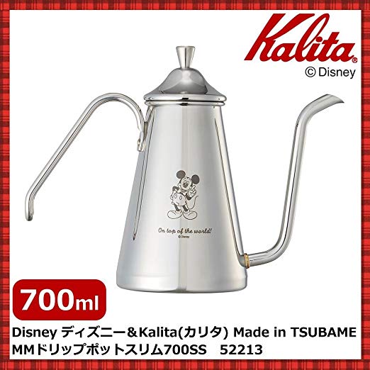 Disney 디즈니 & Kalita (카리타) Made in TSUBAME MM 드립 포트 슬림 700SS 52213