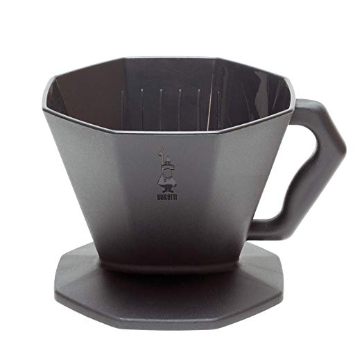 BIALETTI 플라스틱 드립 4 컵 블랙 약 15.5 × 13 × 10.5cm