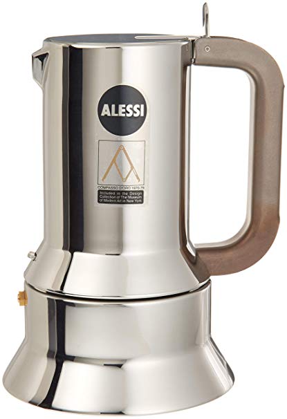 【정규 수입품】 ALESSI 아렛 9090 에스프레소 커피 메이커 10 컵 용 9090 / M