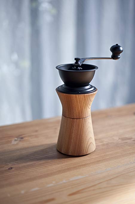 MokuNeji × Kalita COFFEE MILL 커피 분쇄기 나무 느티 나무 향상된 버전