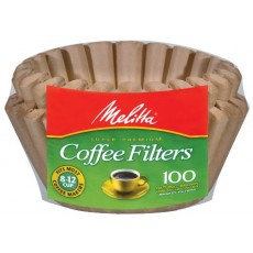 Melitta [메리 타] 커피 필터 내추럴 브라운 100 장 바구니 유형 629092 [병행 수입품]