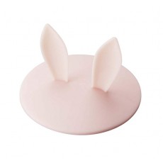 야마자키 실업 동물 컵 커버 토끼 핑크 약 W10 × D10 × H6.5cm 02378