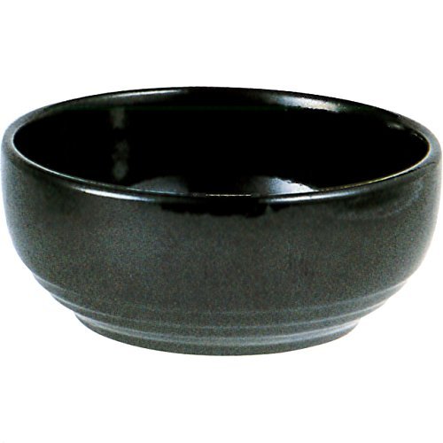 후쿠이 크래프트 돌솥 냄비 비빔밥 그릇 블랙 (Black) Φ18x7.5cm 내열 도기 5-997-5