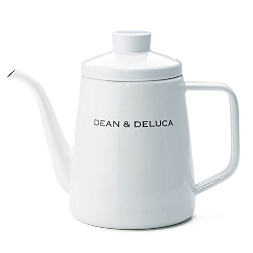 DEAN & DELUCA (딘 & 데르 카) 법랑 주전자 화이트 1L 포장 된