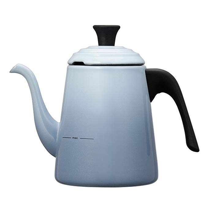 르 크루제 (Le Creuset) 주전자 드립 주전자 코스 탈 블루 가스 IH 지원 【일본 정규 판매 상품]