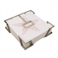 미국 ArtsOnDesk 현대 미술 디너 냅킨 홀더 st216 스테인리스 새틴 마무리 특허 신청을위한 - 저녁 식사 냅킨 홀더 종이 나뿌킨호