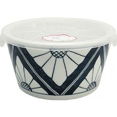 西海陶器 큰 그릇 지름 13 × 7cm 菊紋 논랏뿌 그릇 대 19345