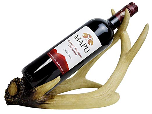 Anberotta 와인 홀더 와인 랙 골동품 와인 샴페인 병 홀더 스탠드 인테리어 W52 (크림) 크림