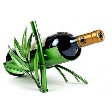 Anberotta 골동품 와인 홀더 와인 랙 와인 샴페인 병 홀더 스탠드 인테리어 선택할 유형 W48 (A 대나무) A 대나무