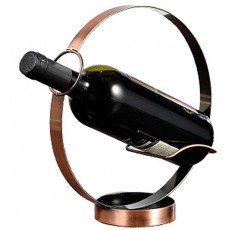 Anberotta 골동품 와인 홀더 와인 랙 샴페인 병 스탠드 인테리어 디스플레이 선택할 색상 W44 (청동) 청동