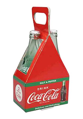 코카콜라 소금 후추 병 클리어 18 × 9 × 5.5cm