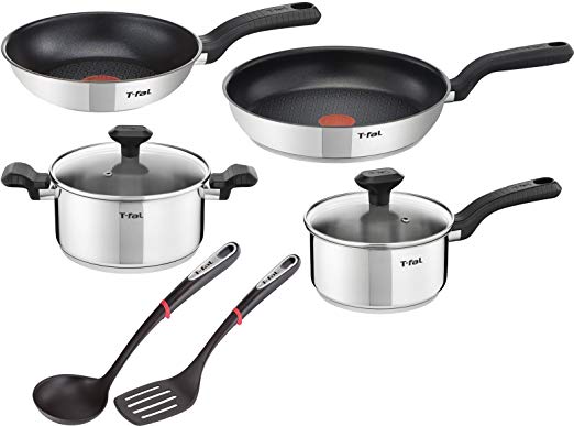 [T-fal 복 주머니] 컴포트 IH6 점 해피 팩 9689 [컴포트 맥스 IH 스테인레스 프라이팬 20cm, 26cm, 스튜 냄비 18cm, 소스 팬 16cm,