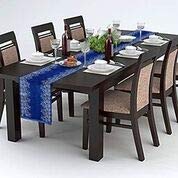 AAYU 데님 테이블 러너 36x183cm 꽃 무늬 세련된 자수 테이블 센터 웨딩 파티에