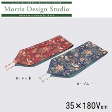 川島 織物 세루 콘 Morris Design Studio (모리스 디자인 스튜디오) 딸기 도둑 테이블 러너 35 × 180Vcm HN1710 R 레드
