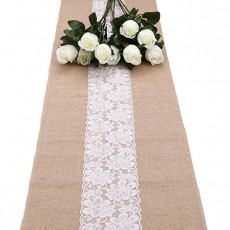 테이블 러너 린넨 레이스 북유럽 간단한 파티 결혼식 런천 매트 인테리어 균 방진 테이블 장식 무지 30.5 × 150cm