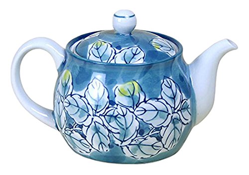 주전자 패션 : 아리타 濃柏 茶 こ し있는 냄비 Japanese Tea pot Porcelain / Size (cm) 17.1x10.6x10.5 / No : 73