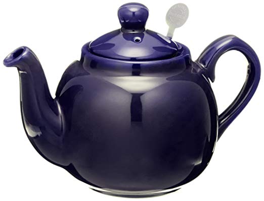 LONDON POTTERY (런던 포타 리) 주전자 2 컵 용 550ml 필터가있는 코발트