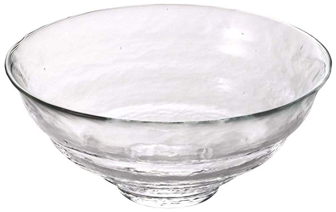 아델리아 쓰가루 び 하이드로 내열 유리 녹차 그릇 클리어 최대 약 15cm × 높이 약 6cm 청 (세이) 1 개들이 일제 F71248