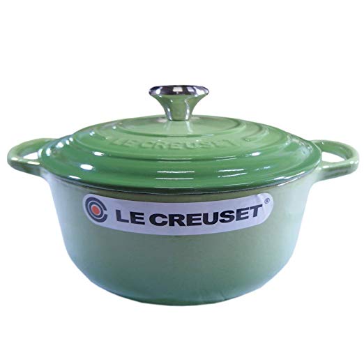 [르 크루제] Le Creuset 두 냄비 서명 코콧 토론도 20cm 200mm 법랑 냄비 세련된 팜 그린 21177204262430 SIGNATURE Cocot