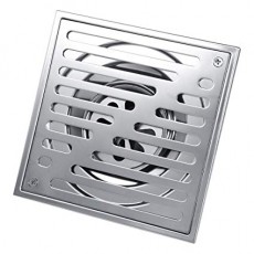 Asixx 바닥 드레인 배수 필터 사각형 바닥 드레인 스테인레스 스틸 욕실 욕실 / 욕실 / 화장실 / 부엌 배수구 커버 2 크기 선택할 (150 * 150mm)