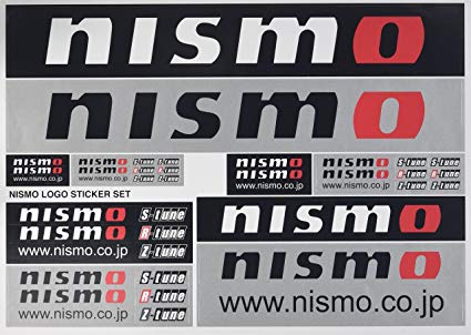 nismo (니스 모) 로고 스티커 세트 (A4 사이즈) 99992-RN237