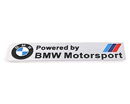 고품질 BMW Motorsport 알루미늄 플레이트 스티커 데칼 M3 [병행 수입품]