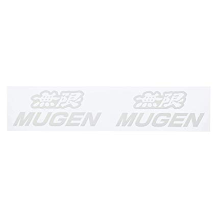 MUGEN [무한] MUGEN 스티커 A 화이트 【사이즈 : S] 90000-YZ5-310A-W2