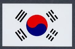동양 마크 국기 스티커 한국 80 × 50 (mm) 3133