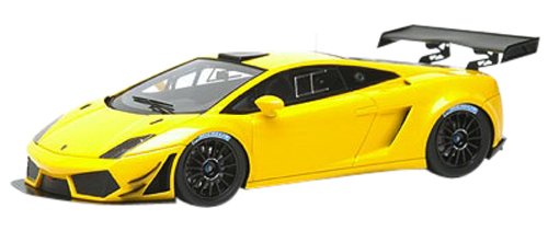 메이크업 EIDOLON 1/43 람보르기니 갈라 LP600 + GT3 지앗로맛죠 (펄 옐로우) 완제품