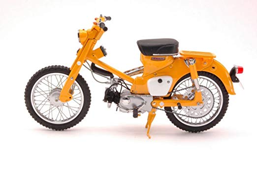 브로 1/10 Honda Hunter Cub C105H YELLOW 완제품