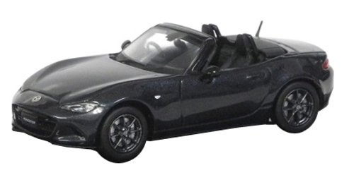 오버 스티어 1/64 MAZDA ROADSTER (2015) 제트 블랙 마이카 완제품