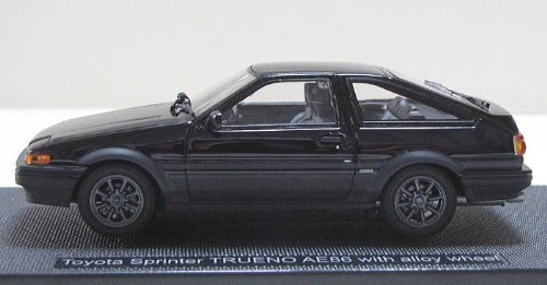 EBRRO 43 Toyota Sprinter TRUENO AE86 with alloy wheel BLACK 완성품