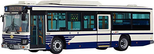 43 이스즈 엘가 나고야시 교통국 시영 버스 일반 계통 1/43 스케일 ABS & 다이캬스 제 도장이 끝난 완성품 미니 카