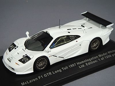 베루텐뽀 PALMA 43 맥라렌 F1 GTR 동족 체화 1997 화이트 완제품