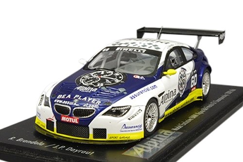 Spark 1/43 BMW 알피나 B6 2009 프랑스 GT 챔피언십 # 60 D.Lunardi / R.Brandela 완제품