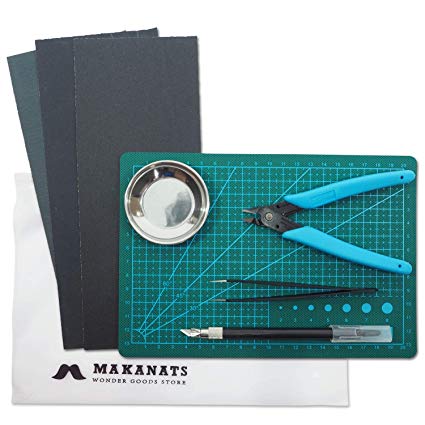 MAKANATS 프라 모델 공구 세트 처음 하나를 만들기위한 도구 키트 공구 8 종 세트
