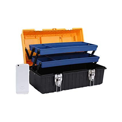 QD-SGMP 전문 도구 상자 도구 상자 하드 케이스 수납 박스 2 단 3 단 (17 치수 3 단)