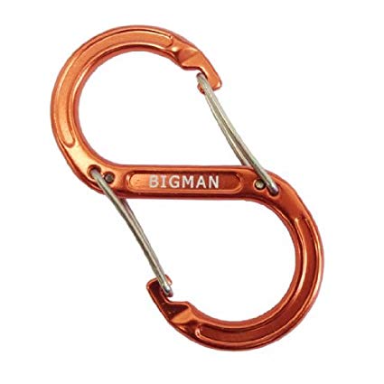 빅 맨 (BIGMAN) 카라비나 (CARABINER) 80mm AFC6-8OR 오렌지