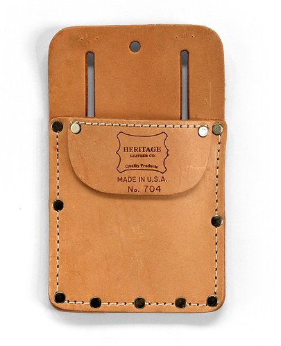 HERITAGE LEATHER (헤리티지 가죽) Single Pocket Closed End Tool Pouch 704