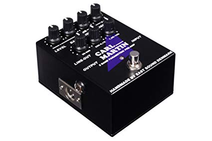 Carl Martin 3BAND PARAMETRIC PREAMP 고품질 EQ + 앰프 [일본 정품]