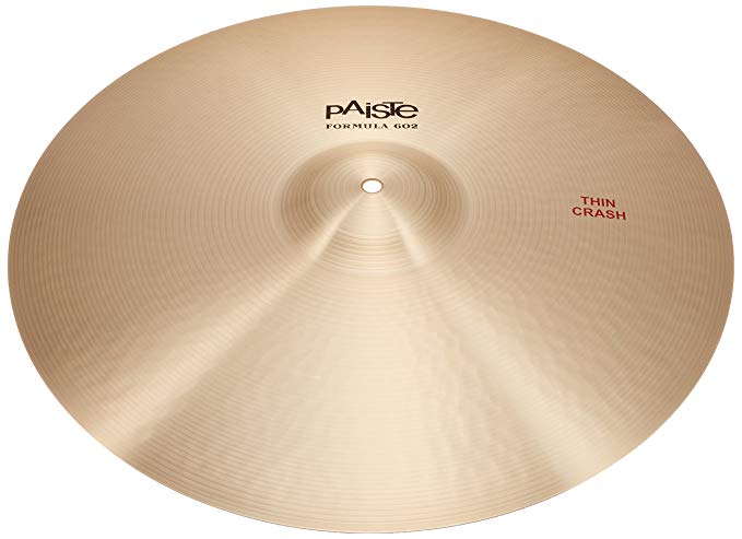 PAiSTE 충돌 심벌즈 20 인치 FORMULA 602 Thin Crash 20 