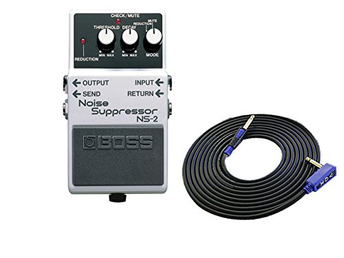 BOSS 컴팩트 Noise Suppressor NS-2 + 3m 기타 케이블 VOX VGS-30 세트