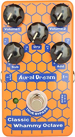 Aural Dream Classic Whammy Octave 기타 효과 페달 이동이 음조 상하 이치 옥타브와 투 옥타브 정말 무시