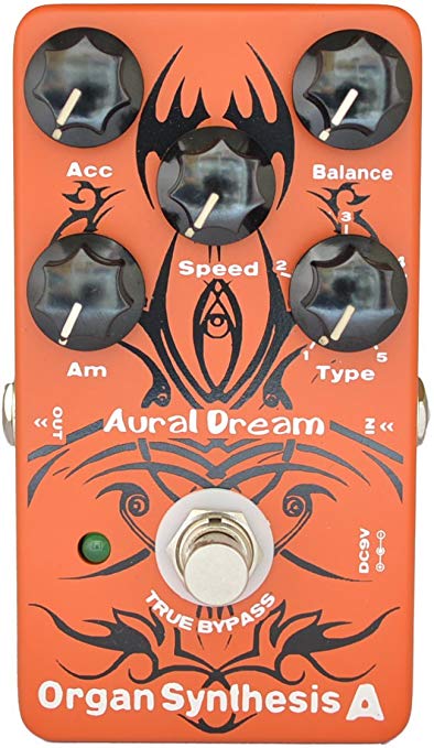 Aural Dream Organ Synthesis A 기타 효과, 록, 블루스, 레게, 록 밴드, 경적을 포함한 유사 B 3 오르간 효과 진정한 나레이션