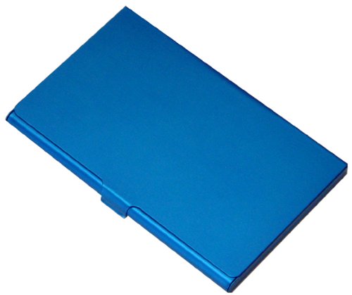 알루미늄 카드 케이스 슬림 블루