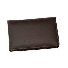 [CYPRIS COLLECTION] 명함 지갑 (관통 마치) ■ 상자 커프 & 리자드 Ⅱ 4293 초코