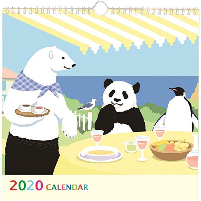 학연 스테이후루 백곰 카페 2020 년 달력 벽걸이 AM13079