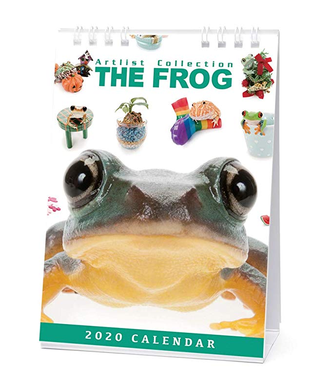 달력 2020 탁상 THE FROG 개구리 403381 2020 년 1 월 - 2020 년 12 월 아 목록 개구리 개구리